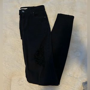 JAMIE Black ripped jeans